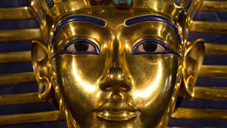 The mask of Tutankhamun