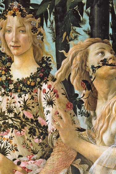 La Primavera di Sandro Botticelli (dettaglio).