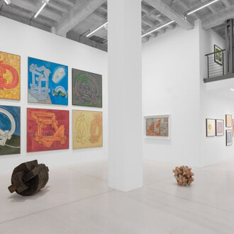 Mihai Olos, The knot, exhibition view. Courtesy of Galeria Plan B