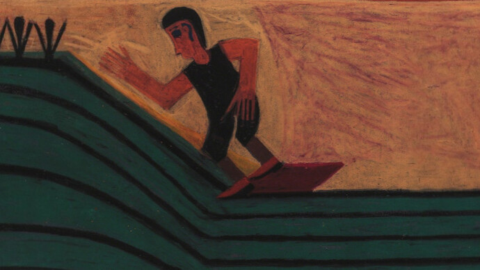 Eddie Arning. Courtesy of Ricco/Maresca Gallery