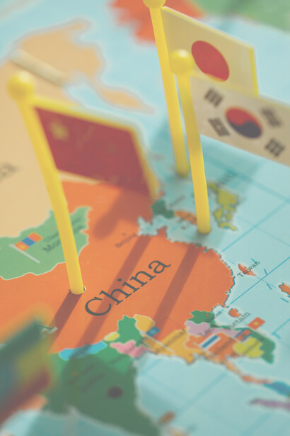 Cartina dell'Oriente. Il contesto geopolitico è estremamente delicato, con la Cina, che considera Taiwan parte del proprio territorio, che ha aumentato la pressione diplomatica e militare dopo l'ascesa del DPP al potere nel 2016