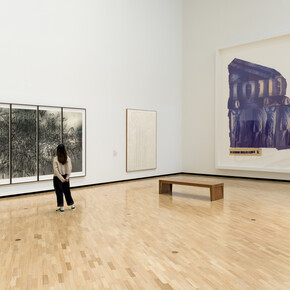 Various artists, Blueprints for temples, exhibition view. Courtesy of National Gallery of Australia