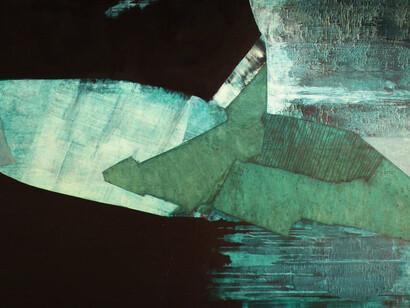 Zoe Benbow, Edge, Oil on canvas, 210 x 185 cm