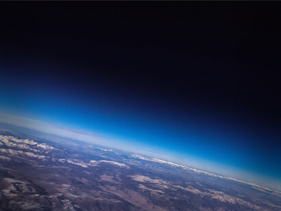 Satellite view of the Earth