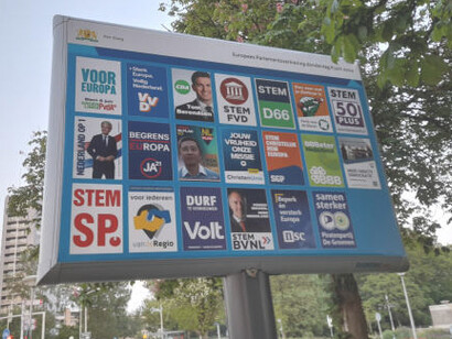 European Parliament Elections 6 July Poster 2024, The Netherlands