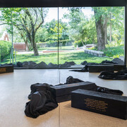 Grada Kilomba, O fundo do mundo (The bottom of the Earth), exhibition view. Courtesy of Albuquerque Foundation