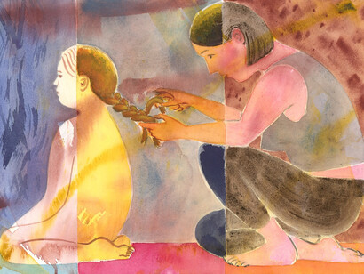 Amelie Mancini, The braid (detail), 2026. Courtesy of Hashimoto Contemporary