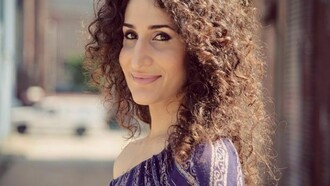 A photography of the Italian singer