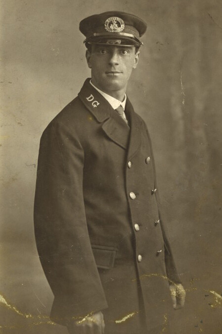 Photograph of Liverpool-born Joseph Parry (Able Seaman 1915) in uniform as Dock Gateman, MDHB 
Copyright: National Museums Liverpool; copyright unknown believed to be expired