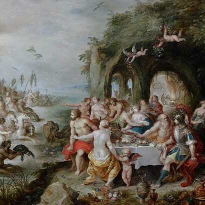 Frans Francken il Giovane, La festa degli dei, prima metà del XVII secolo