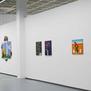 Varios artistas, Cheers for a pop up life, vista de exhibición. Cortesía de Yusto/Giner