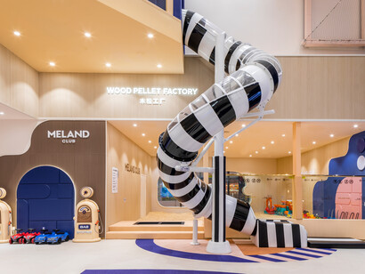 This Beijing flagship represents the latest achievement of Meland Club, China’s foremost parent–child theme park brand, designed by the acclaimed chief designer Li Xiang