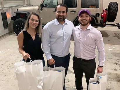 Delivering meals