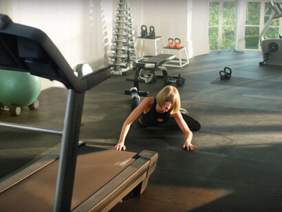 Treadmill at the gym