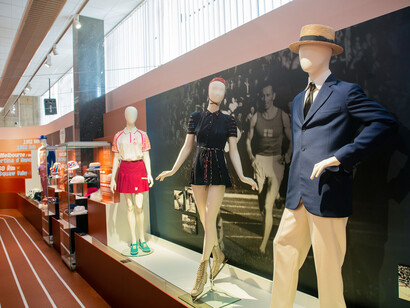 Olympic stories, exhibition view. Courtesy of New Building of the National Museum