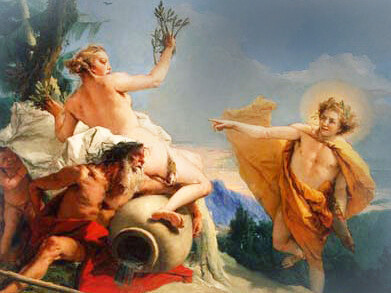 Giovanni Battista Tiepolo, Apollo e Dafne