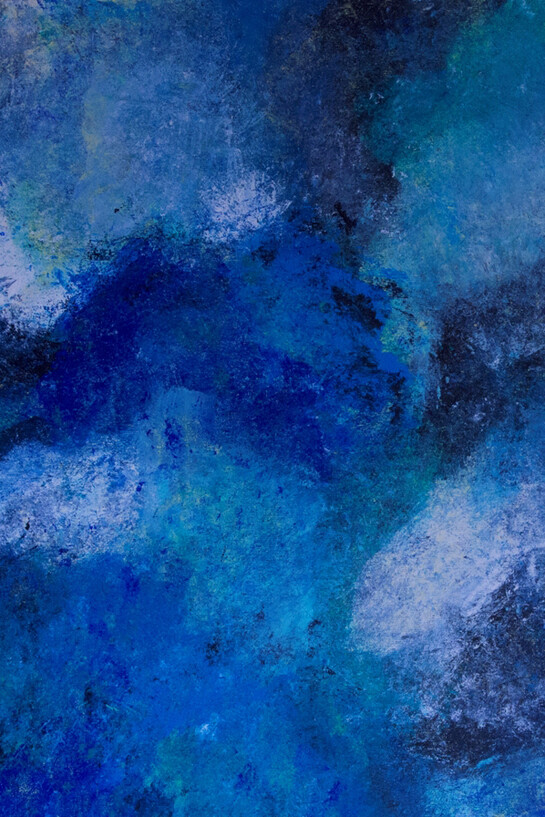 Marina Berra, Uno spicchio del mio cielo, 2015, tecnica mista su tela, 60x60 cm