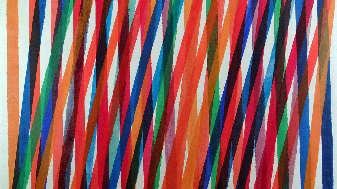 Dorazio Piero, Tenax, 1964, olio su tela, 114 x 152 cm