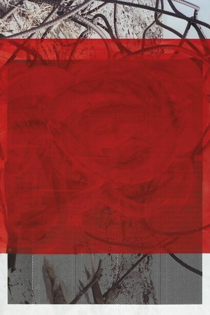 Kevin Appel, Posterity's Option, 2014, Acrylic, oil, and UV cured ink on canvas over panel, 84 x 72 inches, 213.4 x 182.9 cm