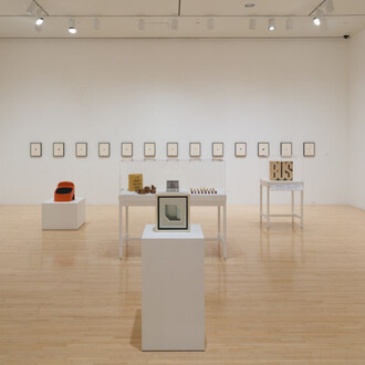 Gifts of Michael Asher, exhibition view. Courtesy of MOCA