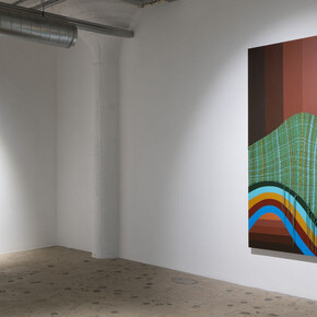 Pilar Agüero-Esparza, Darker than the deepest sea… weaker than the palest blue, exhibition view. Courtesy of Patricia Sweetow Gallery