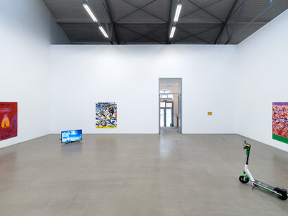 Martin Gross, Morning after the night before, ausstellungsansicht. Mit freundlicher genehmigung der Galerie Eigen + Art