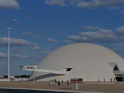 Museu Nacional Honestino Guimarães, em Brasília, D.F. (Brasil)