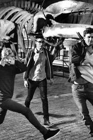 The indie-rock band Alt-J, having fun