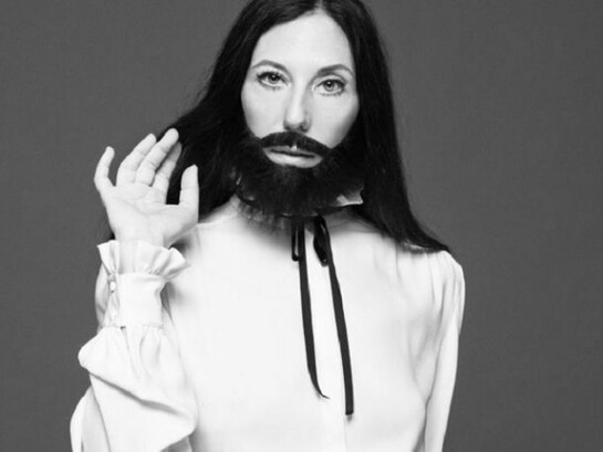 Inez van Lamsweerde - The Gentlewoman, 2010, Pigment Print on watercolor paper, 40 x 32 1/2 inches  (101.6 x 82.6 cm), Ed. of 5