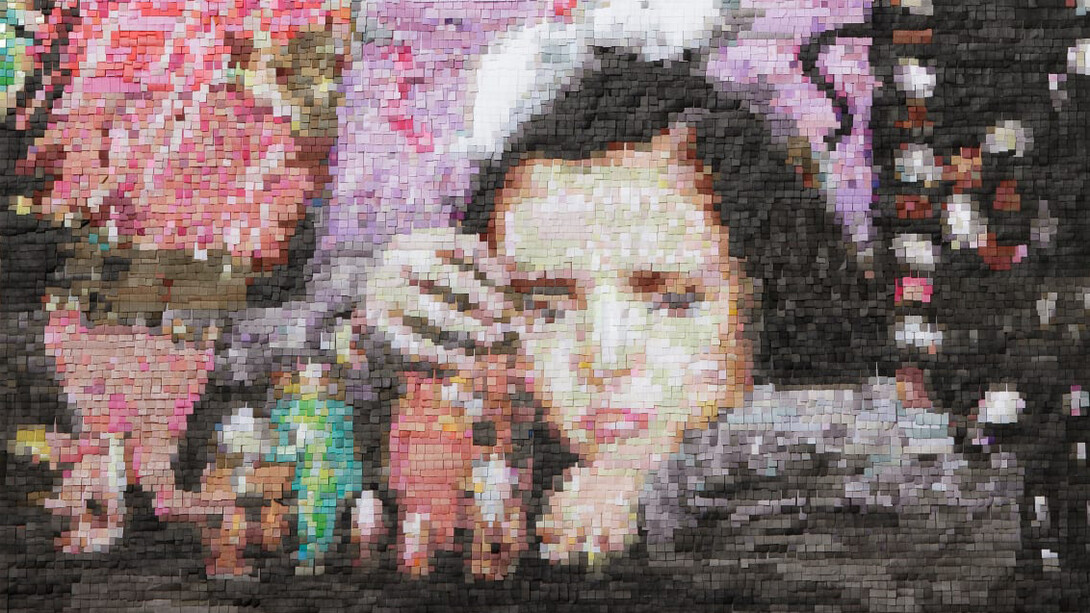 Nathalie Boutté, Mary (detail), 2016. Courtesy of Magnin-A Gallery