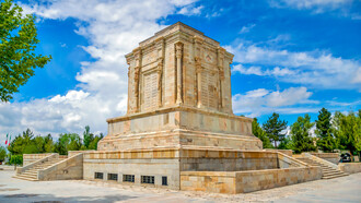The tomb of Ferdowsi in Mashhad, Iran