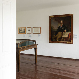 Beethoven Pasqualatihaus, ausstellungsansicht. Mit freundlicher genehmigung des Musa Museums