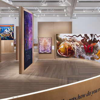 Various artists, House of Nisaba: new stories of painting, exhibition view. Courtesy of Moderna Museet