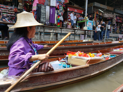 Damnoen Saduak Floating Market. Ph Genevieve Northup
