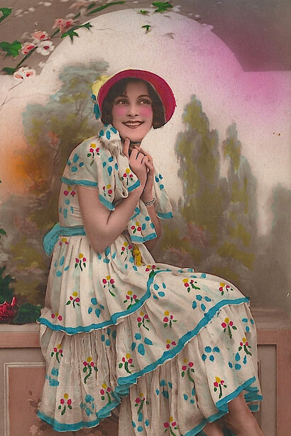 Fotografía pintada a mano