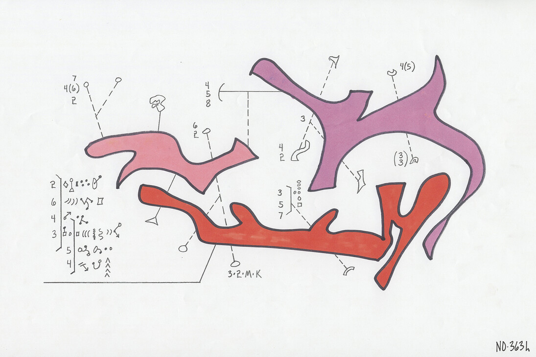 Anthony Braxton, Falling River Music (363h), 2004-present. Courtesy of Anthony Braxton and the Tri-Centric Foundation.