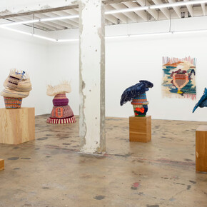 Dee Clements, Late bloomer, exhibition view. Courtesy of Nina Johnson Gallery