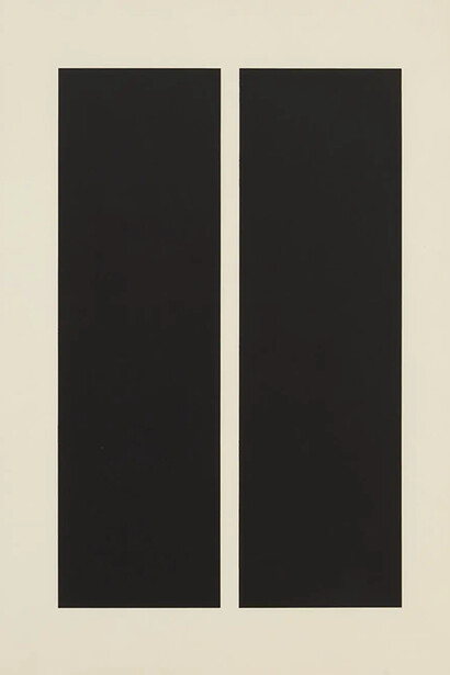 John McLaughlin, Untitled (detail), 1963. Courtesy of Susan Sheehan Gallery