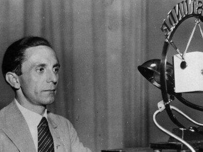 Joseph Goebbels (1897-1945), ministro de Propaganda nazi