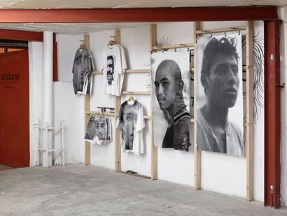 Dorian Ulises López Macías, Mexicano, exhibition view. Courtesy of OMR Gallery