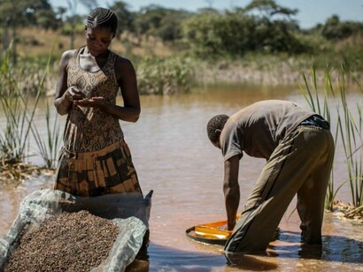 Menores trabajando en las minas de cobalto de la República Democrática del Congo