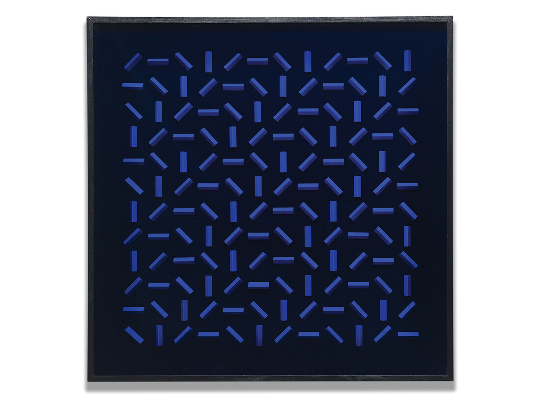 Klaus Staudt, 1/886 B21, Nirwana (nirvana), 2001, Acrylic, wood and plexiglas, 70 x 70 x 4.5 cm, 27 1/2 x 27 1/2 x 1 3/4 inches