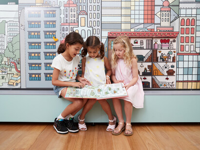 How cities work, exhibition view. Courtesy of Museums of History NSW