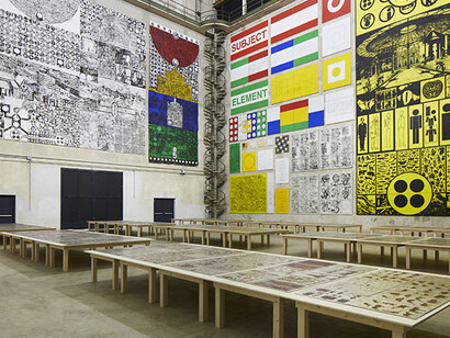 Matt Mullican. Courtesy of Pirelli HangarBicocca