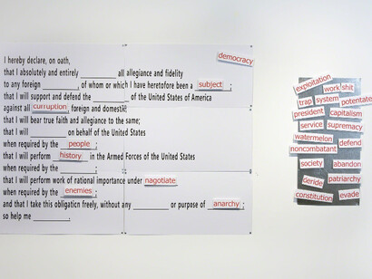 Feminists in Residence Exhibition. Courtesy of Project for Empty Space