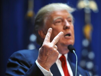 El candidato republicano Donald Trump