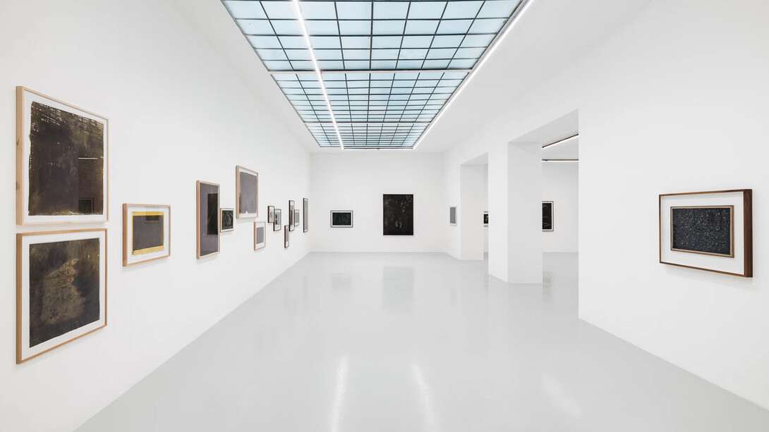 Maximilian Prüfer, Nebenlinien - 15 Jahre Naturantypie, exhibition view. Courtesy of Galerie Kandlhofer