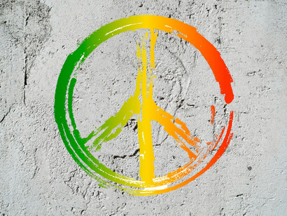 Símbolo da paz. A imagem de Marley tornou-se sinônimo de paz, amor e união, simbolizando o poder duradouro da esperança diante da adversidade