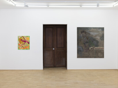 Abel Auer, Concerning the spirit, ausstellungsansicht. Mit freundlicher genehmigung der Galerie Nosbaum Reding