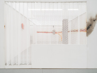 Marcin Dudek, exhibition view of Nest at Harlan Levey Projects, Brussels, 2026. Courtesy of the artist and Harlan Levey Projects. Photo by Shivadas de Schrijver